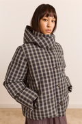 Damson Madder Pearl Hooded Puffer