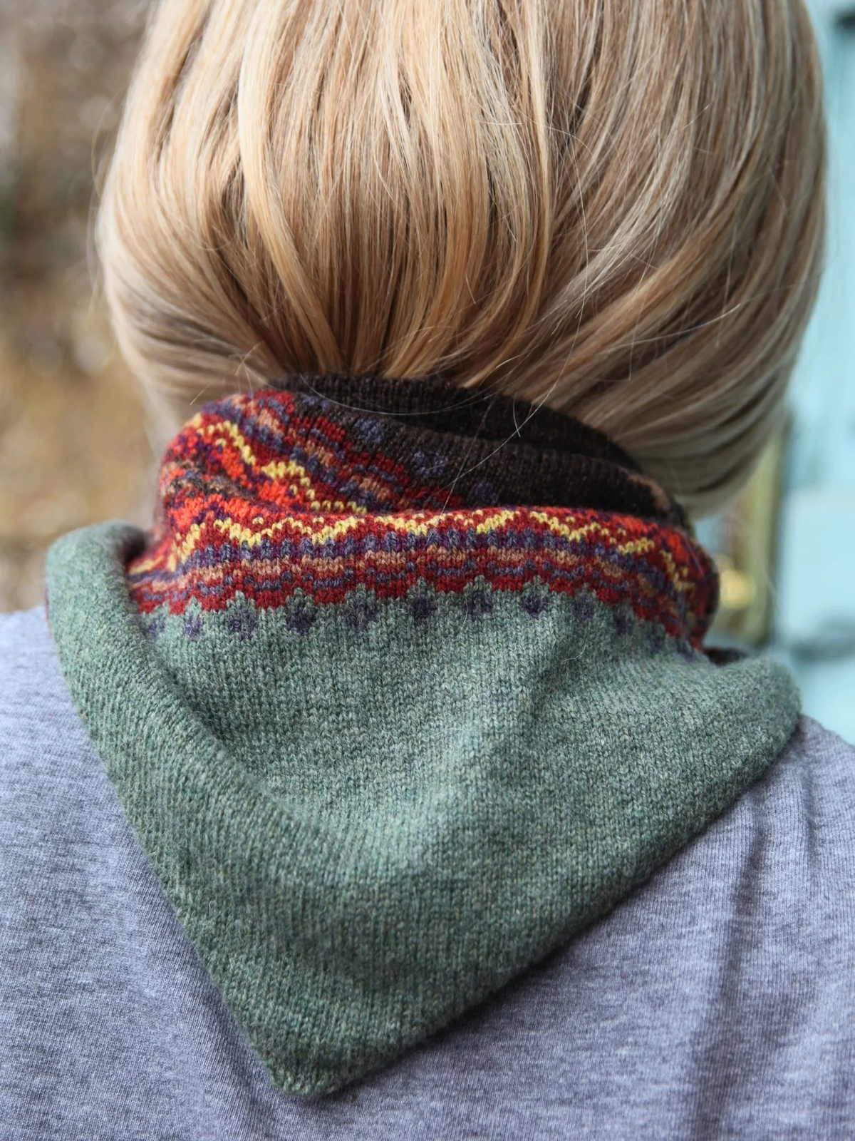 Eribe Fairisle Wool Neckerchief