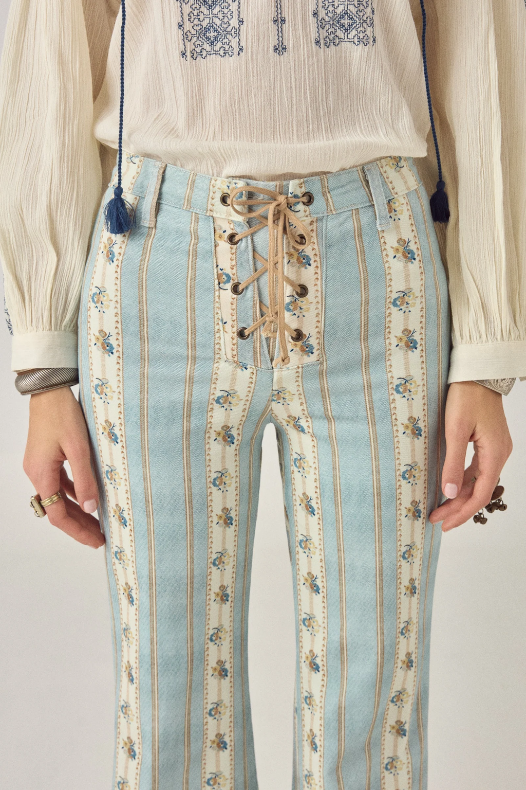 Maison Hotel Vincent Printed Jeans