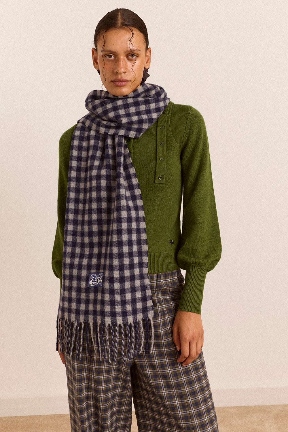 Damson Madder Wool Scarf
