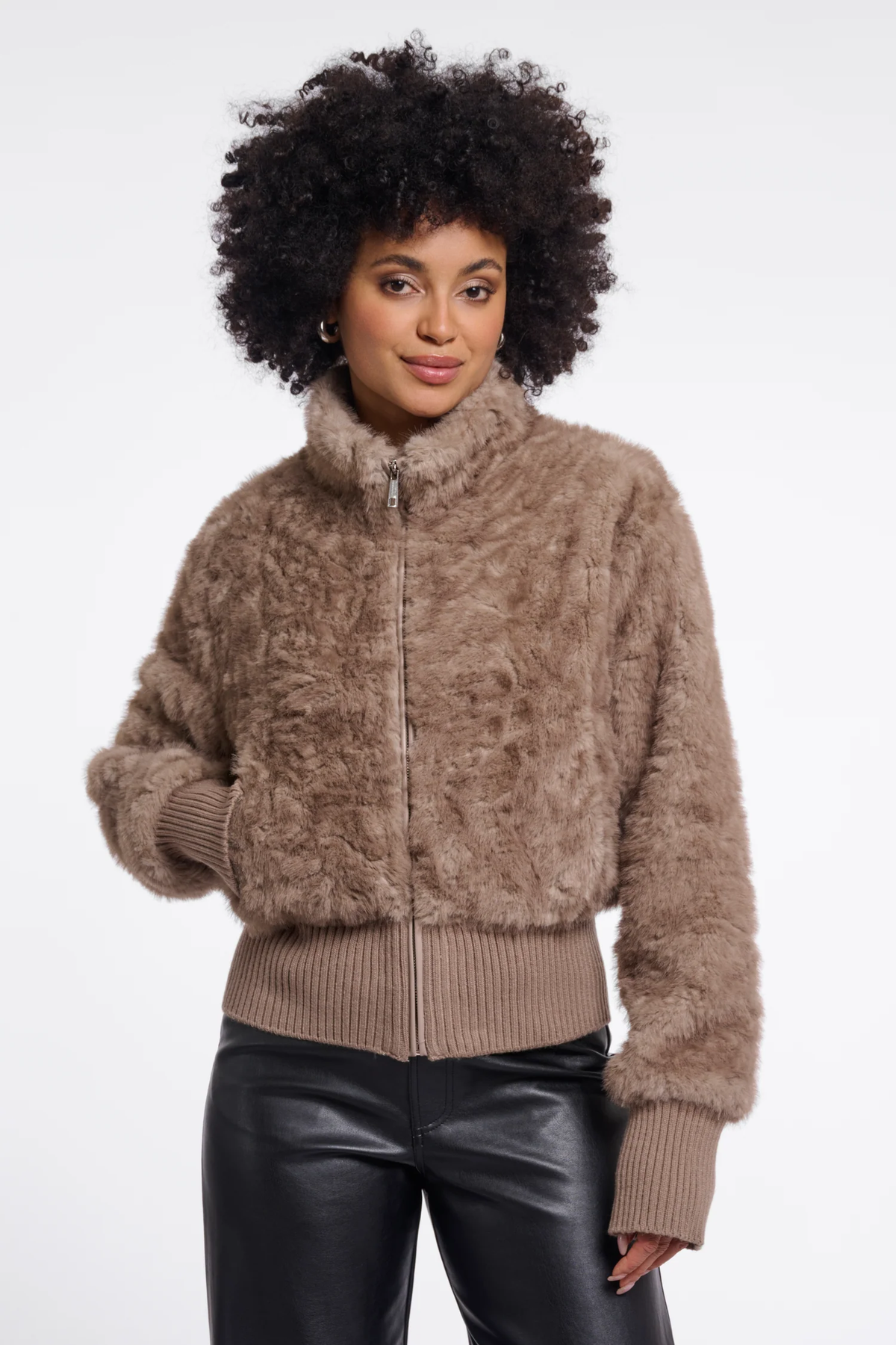 Rino & Pelle Quirijn Short Furry Jacket