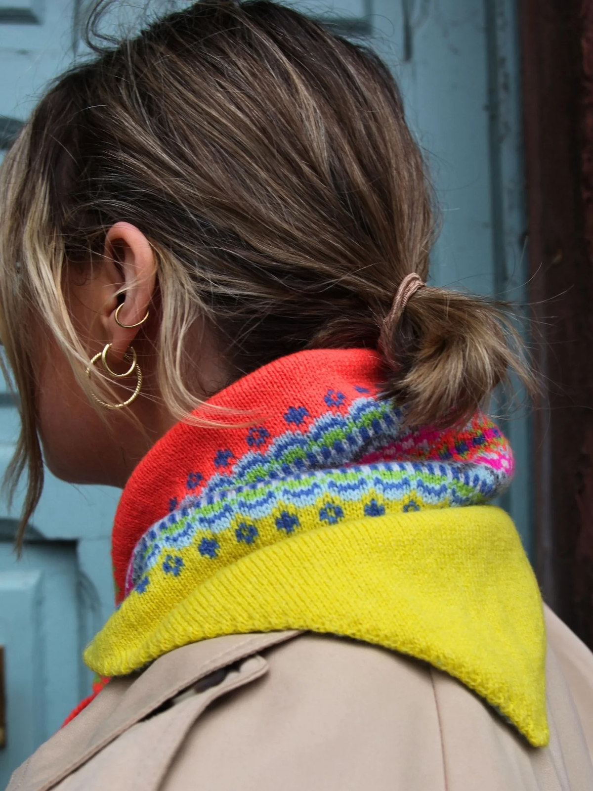 Eribe Fairisle Wool Neckerchief