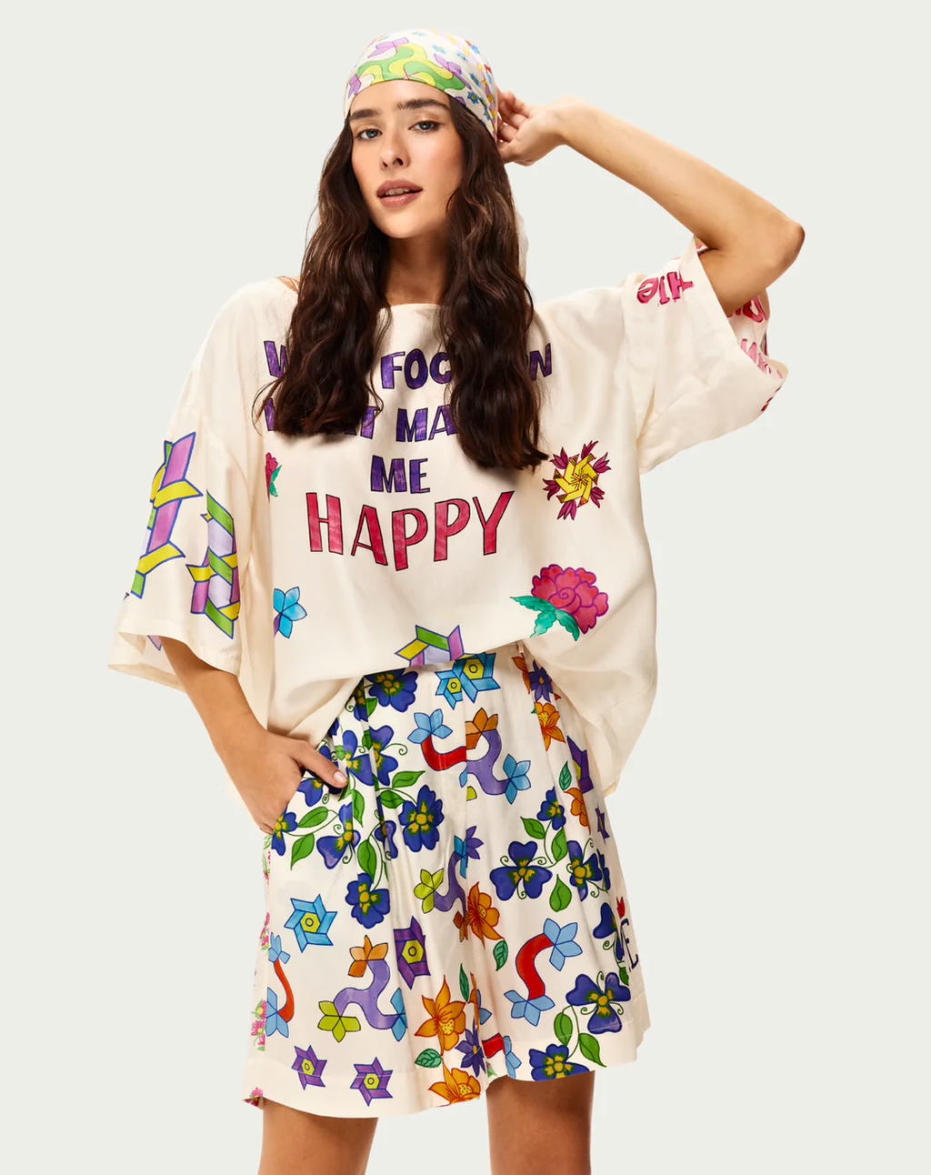 ME369 Dina Pleated Shorts