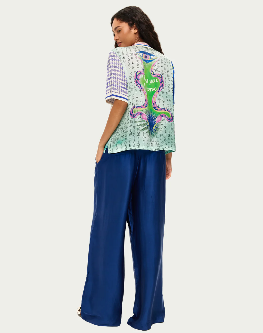ME369 Aya Knit Collar Shirt