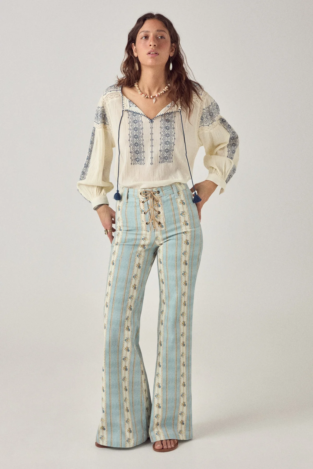 Maison Hotel Vincent Printed Jeans