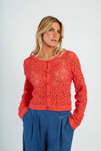 Load image into Gallery viewer, Derhy Pascaline Crochet Cardigan
