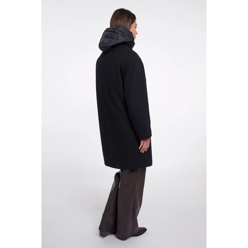 Rino & Pelle Omri Coat with Quilted Inserts