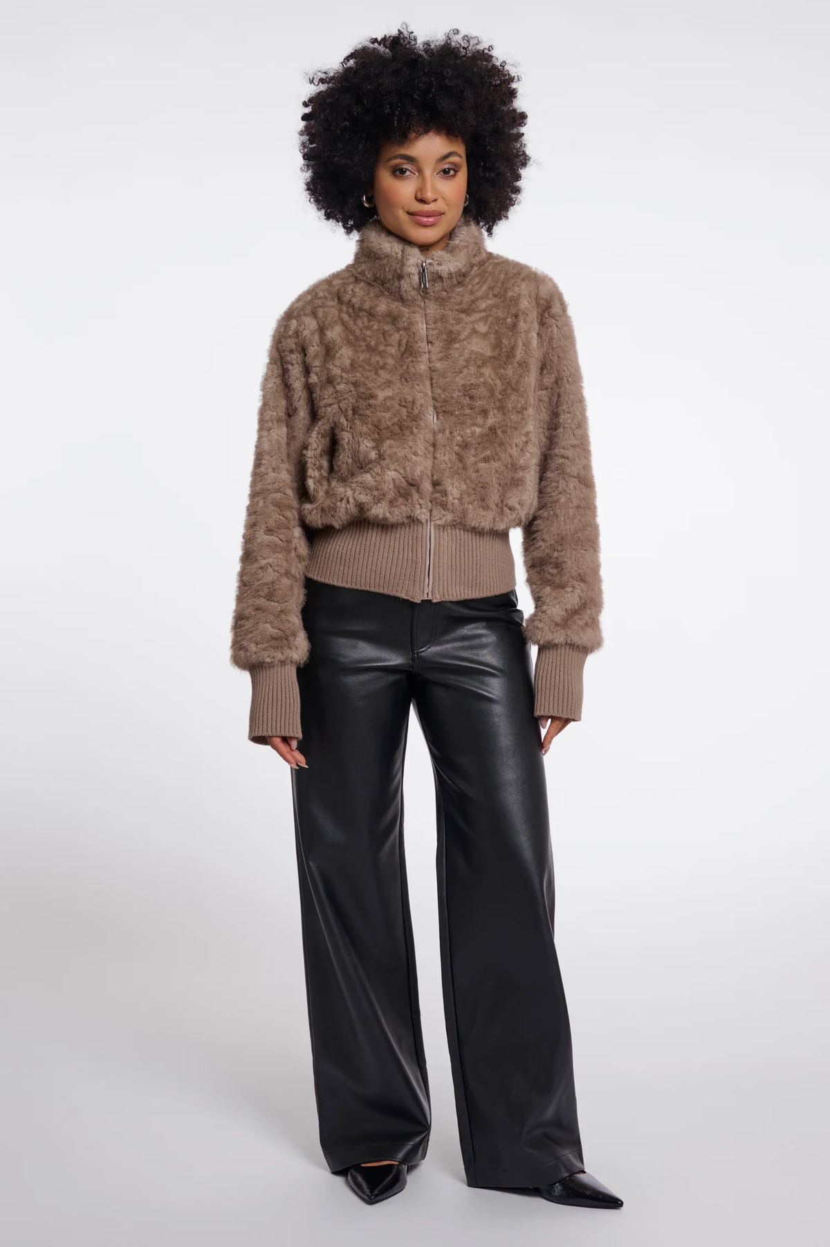 Rino & Pelle Quirijn Short Furry Jacket