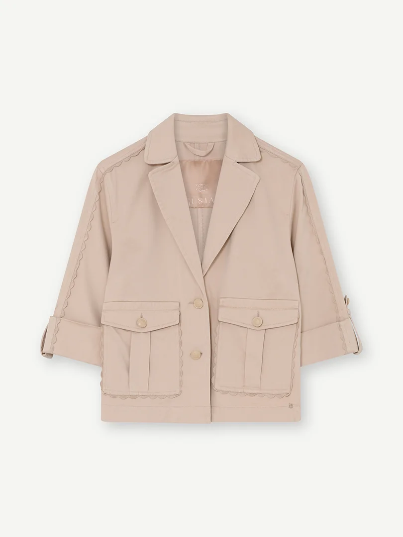 Gustav Thala Short Sleeved Trench Jacket