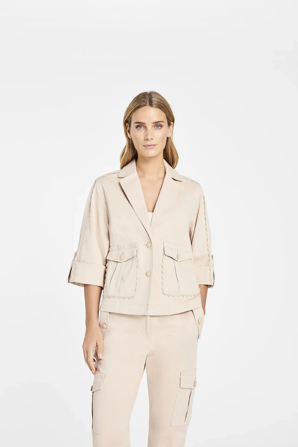 Gustav Thala Short Sleeved Trench Jacket
