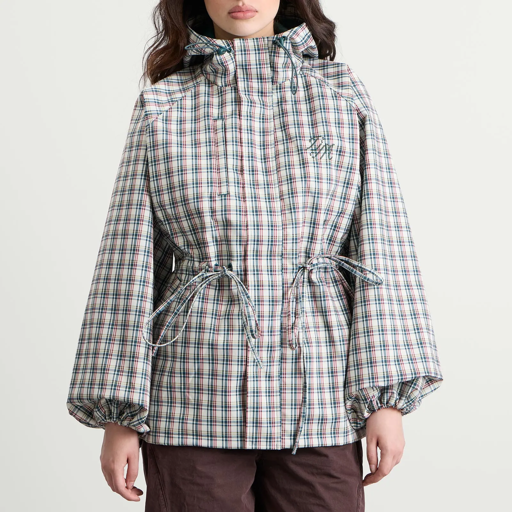 Damson Madder Liu Raincoat Elderberry Check