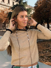 Load image into Gallery viewer, Vilagallo Volantes Frill Neck Sweater

