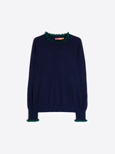 Load image into Gallery viewer, Vilagallo Volantes Frill Neck Sweater
