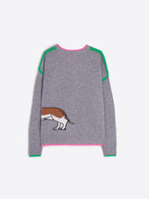 Load image into Gallery viewer, Vilagallo Daschund V Neck Knit Sweater
