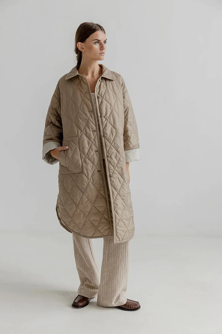 Project AJ117 Nianna Reversible Padded Duster Coat