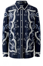 Load image into Gallery viewer, Oui Western Paisley Soft Shirt
