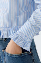 Load image into Gallery viewer, Oui Striped Shirt with Frill
