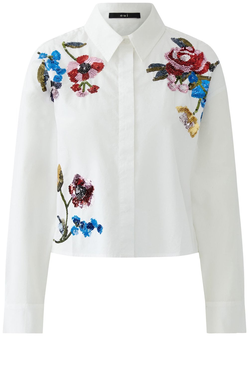 Oui Sequin Embellished Shirt