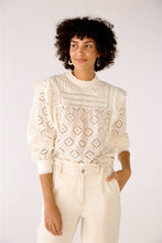 Load image into Gallery viewer, Oui Openwork Boho Blouse

