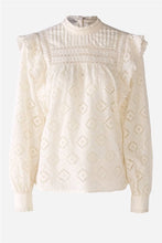 Load image into Gallery viewer, Oui Openwork Boho Blouse
