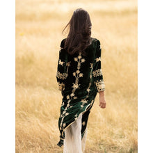 Load image into Gallery viewer, Pamela Shiffer Silk Velvet Embd Coat
