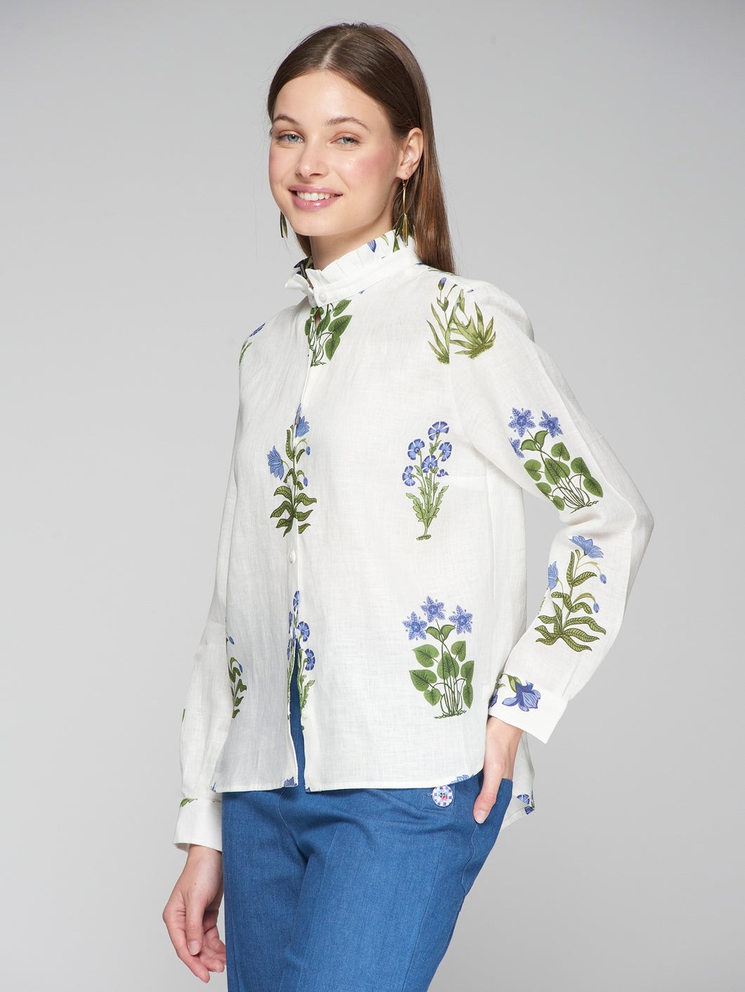 Vilagallo Flora Andy Linen Shirt