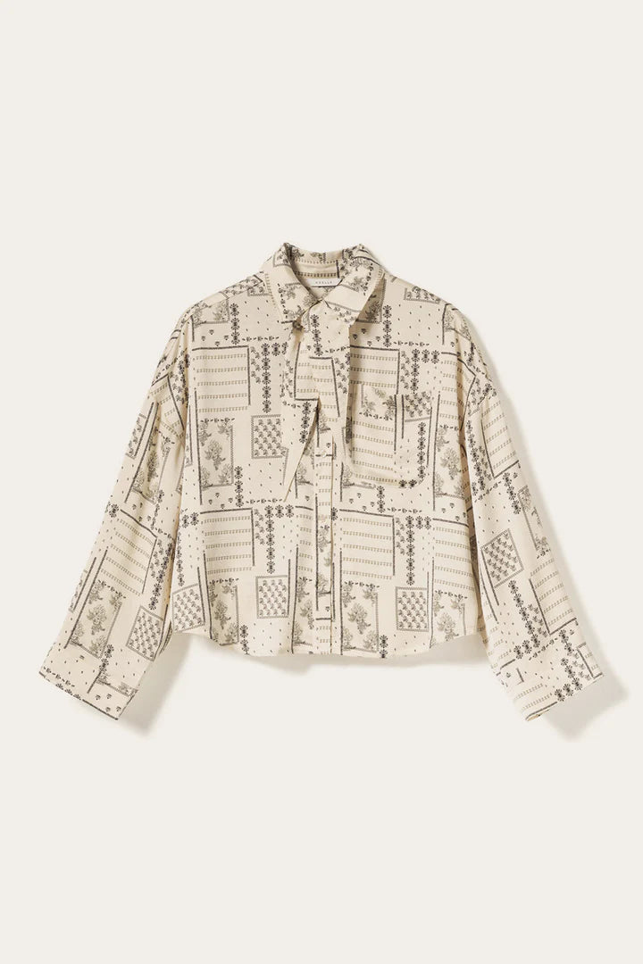 Noella Linna Dolly Ivory Print Shirt
