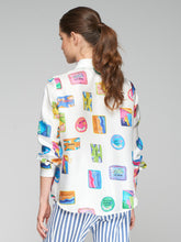 Load image into Gallery viewer, Vilagallo Mafalda Sardina Silk Shirt
