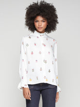 Load image into Gallery viewer, Vilagallo Nicola Rosette Print Shirt

