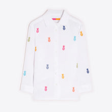 Load image into Gallery viewer, Vilagallo Poline Embroidered Linen Shirt
