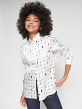 Load image into Gallery viewer, Vilagallo Equestrian Ecru Shirt
