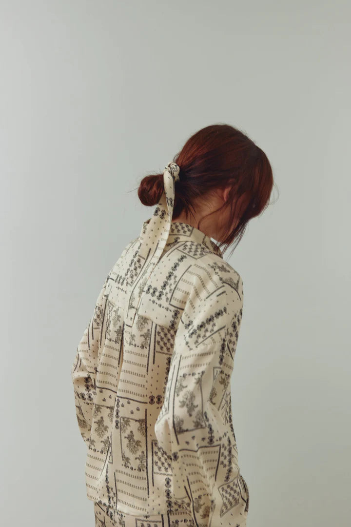 Noella Linna Dolly Ivory Print Shirt