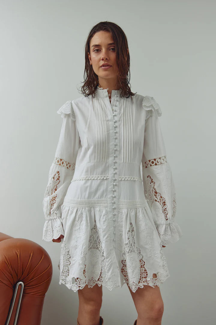 Noella Milana Broderie Anglaise Dress