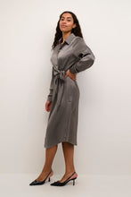 Load image into Gallery viewer, Kaffe Kalotte Satin Tie Dress
