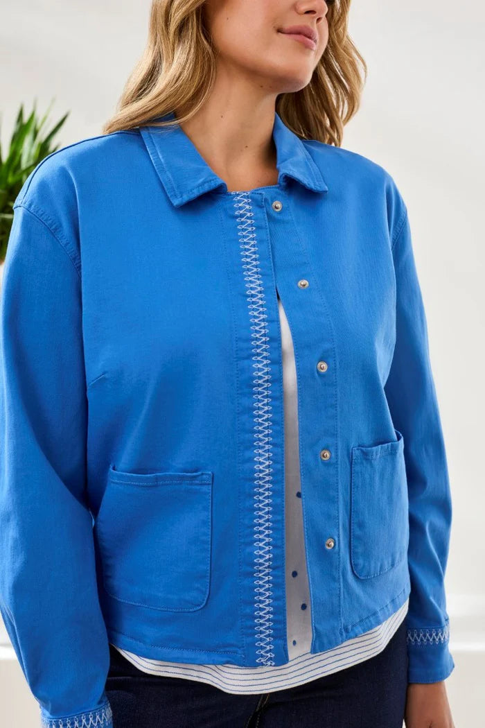 Tribal Soft Denim Pocket Jacket