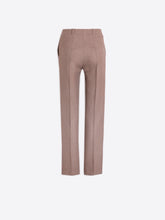Load image into Gallery viewer, Vilagallo Carla Herringbone Camel Trousers
