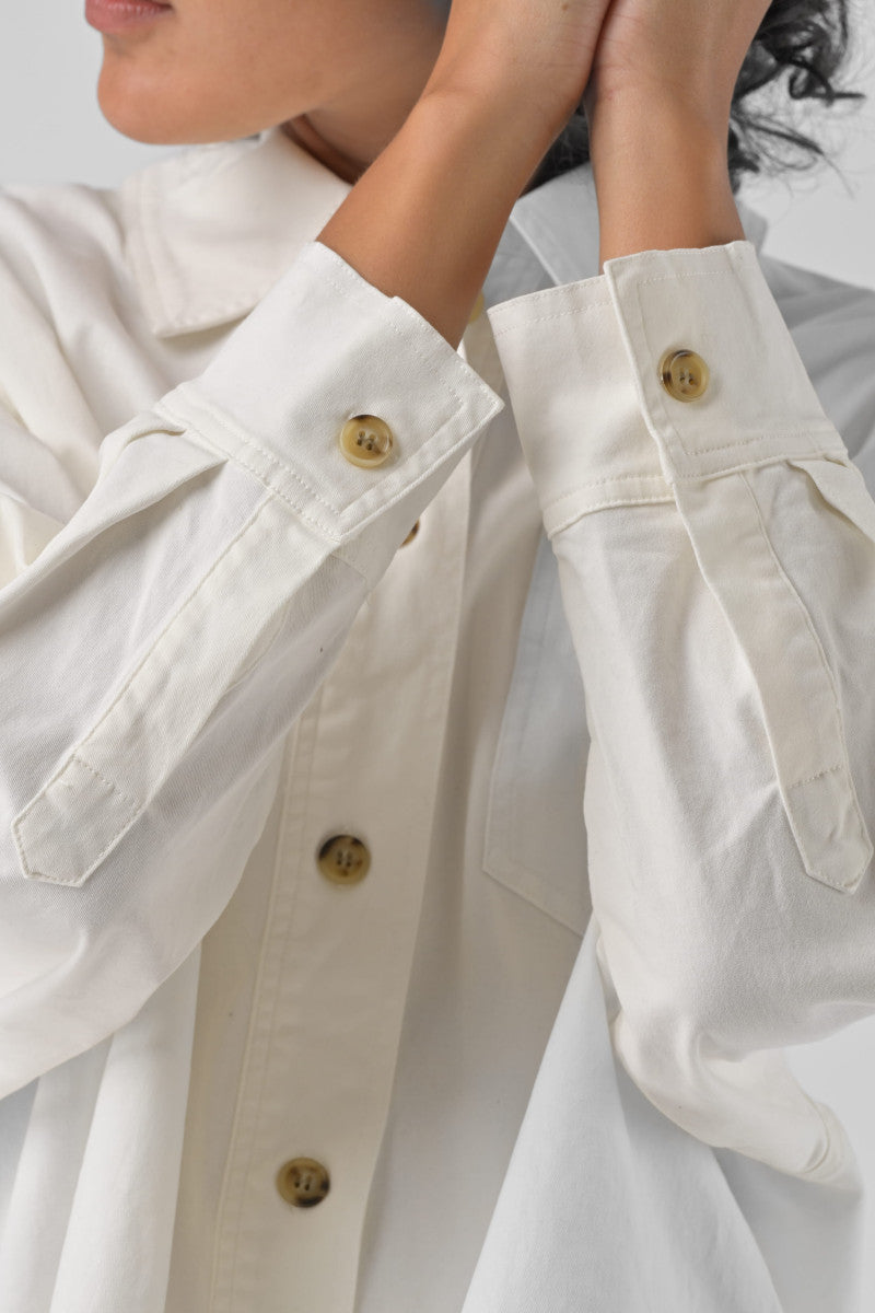 Orfeo Aglae Oversized Embroidered Cotton Jacket
