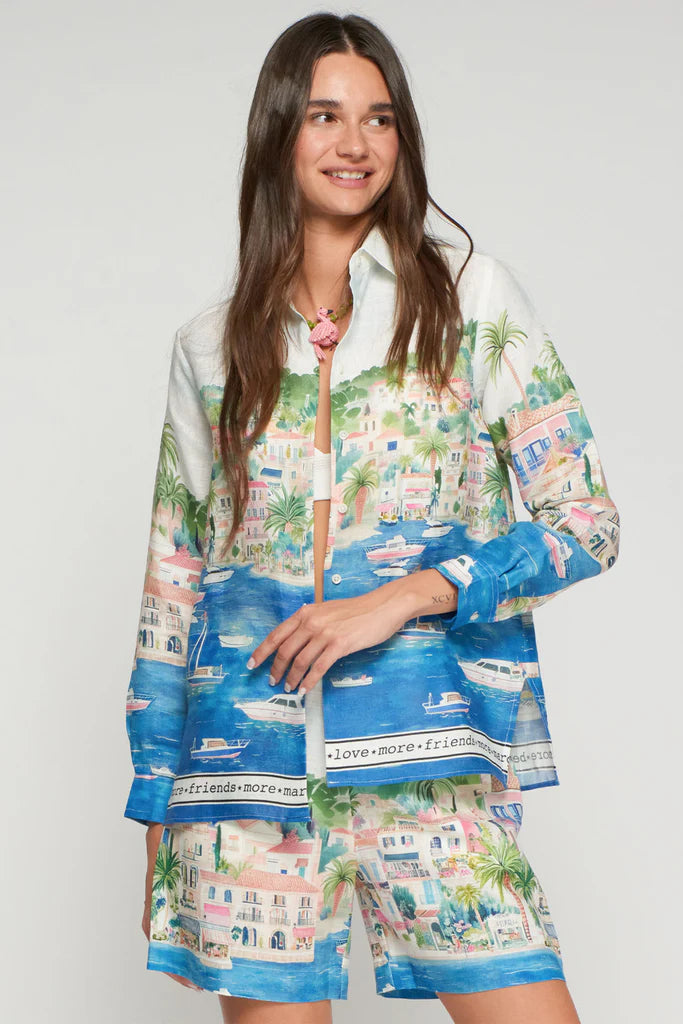 Vilagallo Puerto Banus Linen Shirt